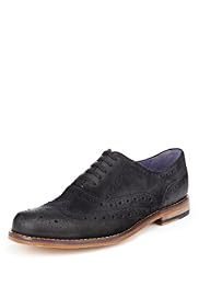 Autograph Leather Stain Defence™ Layered Suede Brogue Shoes