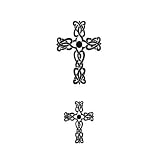 Tribal Design - Cross - Celtic - Temporary Tattoos (46)