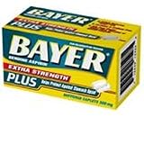 Bayer Extra Strength Plus Buffered Aspirin Caplets - 50 Ea