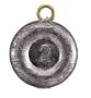 ROUND DISC DISK SINKERS- 4 OZ EACH- PACK OF 8