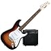 Fender Starcaster Start Electric Guitar Starter Pack, Sunburst