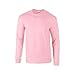 Gildan Mens Plain Crew Neck Ultra Cotton Long Sleeve T-Shirt