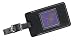 Violet Dragonfly Leather Luggage Tag