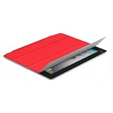 Avantgarde® Magnetic Smart Wrap Cover With Built-In Stand for iPad 2, Red