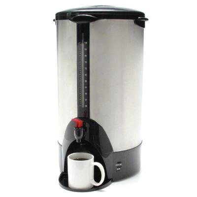Coffee Pro 100 Cup Stainless Steel Commercial Coffee Urn (CFPCP100) Category: Coffee Makers and Urns