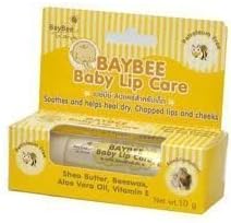 Baybee Baby Lip Care, Sheabutter, Beewax, Aloe Vera Oil, Vitamin E 10g (net :Pack of 1)