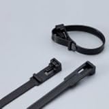 エスケイ工機 SKリリースタイ 再使用可能 標準グレード 全長150mm 幅7.4mm 100本入り RS-151HC