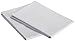 Amazon Brand – Pinzon 400-Thread-Count Hemstitch Egyptian Cotton Pillowcases - Standard, Light Grey (Set of 2)