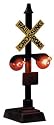 HO Railroad Crossing Signal w/Relay Box