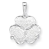 Genuine IceCarats Designer Jewelry Gift Sterling Silver 3-Piece Best Friends Charm