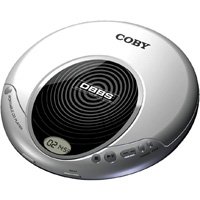 COBY CXCD114 black Personal CD Player with Headphones