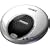 COBY CXCD114 black Personal CD Player with Headphones
