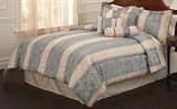 Best Quality Fenwick Manor King Comforter Set with Bonus Pillows By Pem America