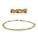 10kt Yellow Gold Figaro Bracelet 8 Inch W/ Lobster