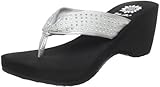 IMAGE OF Yellow Box Women's Handle Wedge Sandal,Silver,7 M US