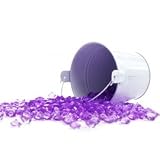 Dress My Cupcake Purple Diamond Decor BULK (500 pieces) - Party Supplies, Vase Filler, Wedding and Reception Decorations