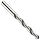 Cleveland 2002G Style High Speed Steel Jobbers' Drill Bit, Uncoated (Bright), Round Shank, 118 Degree Point