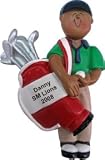 Golf Ornament Male African American