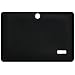 Zeepad Red Gel Skin Case - Rubberized Soft Silicone Cover for Zeepad 7'' Tablet (Black)