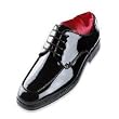 Celebration Tuxedo Shoe Black - Square Toe Tie Lace Up Celebration Tuxedo Shoe Black - Square Toe Tie Lace Up