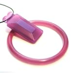 Dr. Bloom's Chewable Jewels Bracelet and Necklace with Rectangle Slide, Plum