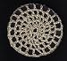Khaki Classic Crocheted Hair Bun Cover- LARGE