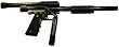 Phantom Stock Class Pump Paintball Gun - 45 Grip VSC- Green/ Black Acid Wash