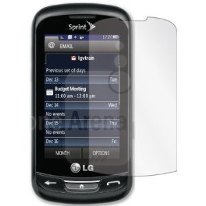 3x LG Rumor Reflex LN272 Premium Invisible Clear LCD Screen Protector Kits (3 pieces)