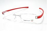 Tag Heuer - TAG HEUER 7105 Track Series 003 Red Optical Eyeglasses Frame 55X18