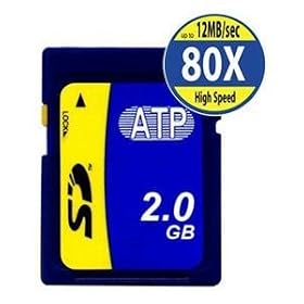 ATP Electronics 2GB 60x SD Card (AF2GSD) ATP Electronics 2GB 60x SD Card (AF2GSD)