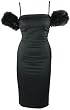 Lucky 13 Doll's VOLUME Womens Black Cocktail Dress