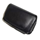 31KfvrrhVZL. SL160  Executive Black Horizontal Leather Side Case Cell Phone Pouch with Velcro Flap and Belt Clip for Samsung i907 , 9000 Bold, 8330 Curve, 8310, 8800, 8300, 8830 / Motorola Q9c, Q9m, Q9h, Sidekick Slide / HTC Dash / Apple iPhone 3G, iPhone