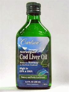 Carlson Norwegian Cod Liver Oil Natural, 250ml