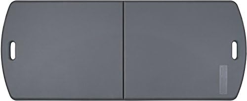 MOBILEmats Portable Fold Up Fitness Mats Gray 5' x 2' x 5/8"