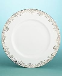 Martha Stewart for Wedgewood Bouquet Silver 10.75" Dinner Plate