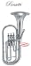 Rossetti Alto Horn Nickel Plated ROS1177