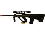 Airsoft Aug Styled Airsoft Electric Rifle with sniper scope