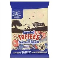 Walkers Nonsuch Assorted Toffees & Chocolate Eclairs 150g