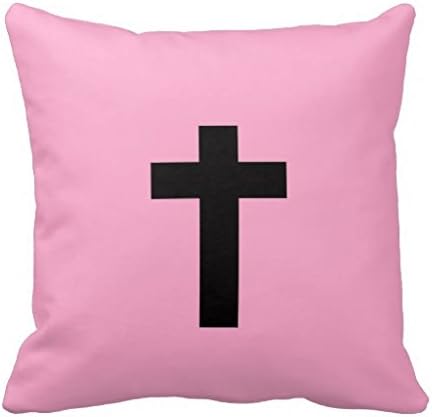 Pastel Goth Pink Cross Pillow Case Cars Pillow Cover