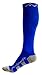 Blue Compression Socks for Women and Men by A-Swift - Best Running Sports Medical Graduated Nursing Socks - Suits Nurses Maternity Pregnancy Shin Splints - Below Knee High - Blue, Small
