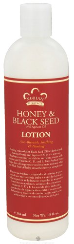 Nubian Heritage Lotion, Honey and Black Seed, 13 Fluid Ounce