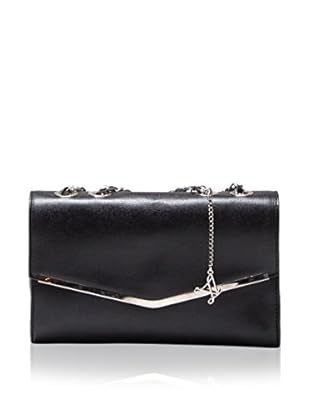 Luisa Vannini Bolso asa al hombro Cadena (Negro)