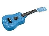 STAR COLLECTION CHILDREN WOODEN BLUE ACOUSTIC GUITAR W 6 STRINGS