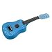 CHILDREN WOODEN BLUE ACOUSTIC GUITAR W 6 STRINGS