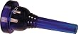 Kelly Trombone Mouthpiece, Crystal Blue 6.5AL