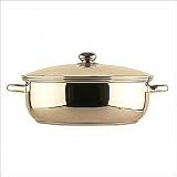 Kinetic Classicor  Stainless Steel 10 Quart Covered Casserole Pan with Buffet Handles