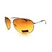 Silver HD Vision Aviator Sunglasses