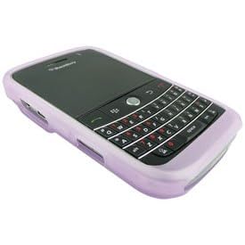 Purple Silicone Skin Case For BlackBerry 9000 Bold
