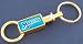 Florida Marlins Gold Tone Valet Keychain