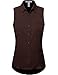 FPT Womens Sleeveless Rayon Button Down Shirt (S-3XL)